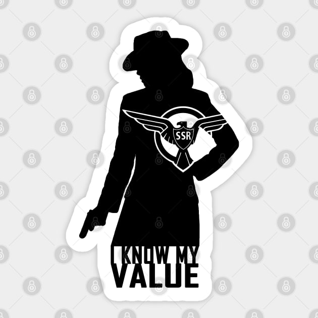 I Know My Value Sticker by fanartdesigns